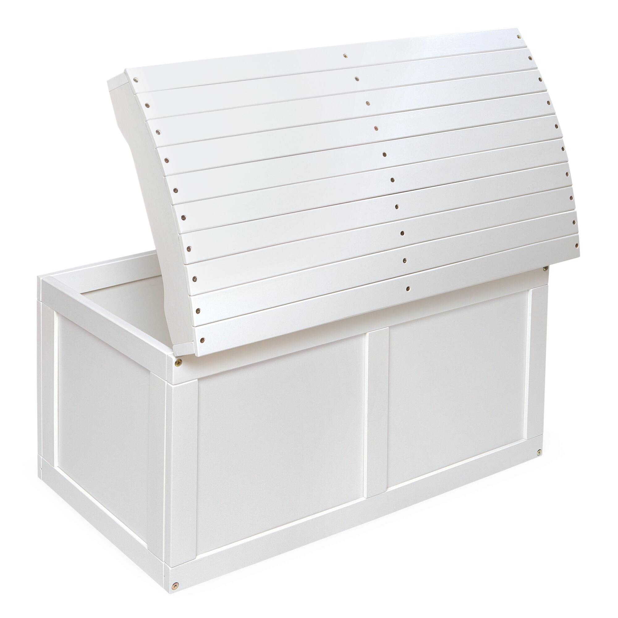 Badger Basket Hardwood Barrel Top Toy Chest
